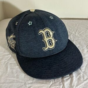 New Era 59FIFTY Boston Red Sox 2017 All-Star Game Hat 7 1/2 Navy & Gold MLB